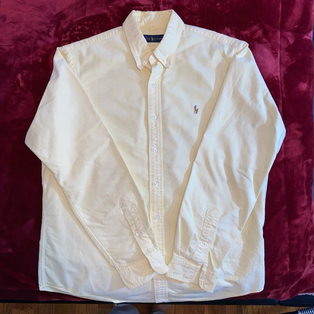 Polo Ralph Lauren Oxford Yellow Button Down